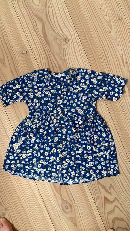 Zara jurk kleed maat 140 blauw met bloemen nieuw staat, Kinderen en Baby's, Kinderkleding | Maat 140, Zo goed als nieuw, Meisje