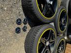 Mercedes CLA AMG velgen met winterbanden 235/40/18, Auto-onderdelen, Ophalen, 18 inch, Gebruikt, Velg(en)