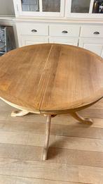 ronde houten eettafel, Ophalen