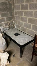 Vintage salontafel met tegels GRATIS, Antiek en Kunst, Ophalen of Verzenden