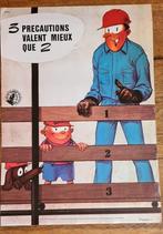 Anpat/AIB, Calisto Peretti affiche securite veiligheid,'80, Antiek en Kunst, Ophalen of Verzenden