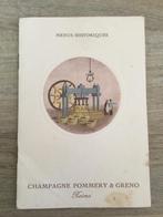 Historische menu’s, Verzamelen, Ophalen of Verzenden, Zo goed als nieuw