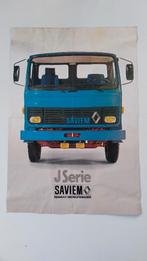 Oude affiche Renault Saviem, Ophalen of Verzenden, Gebruikt, Rechthoekig Staand, Reclame