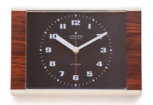 Vintage JUNGHANS Wandklok ATO-MAT uit 1974, Antiek en Kunst, Antiek | Klokken, Ophalen of Verzenden