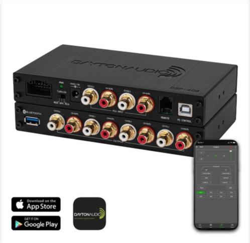 DSP Dayton Audio DSP-408+BT+afstandsbediening, Audio, Tv en Foto, Overige Audio, Tv en Foto, Gebruikt, Ophalen of Verzenden