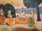 Indische schilderij op zijde, Antiek en Kunst, Ophalen of Verzenden