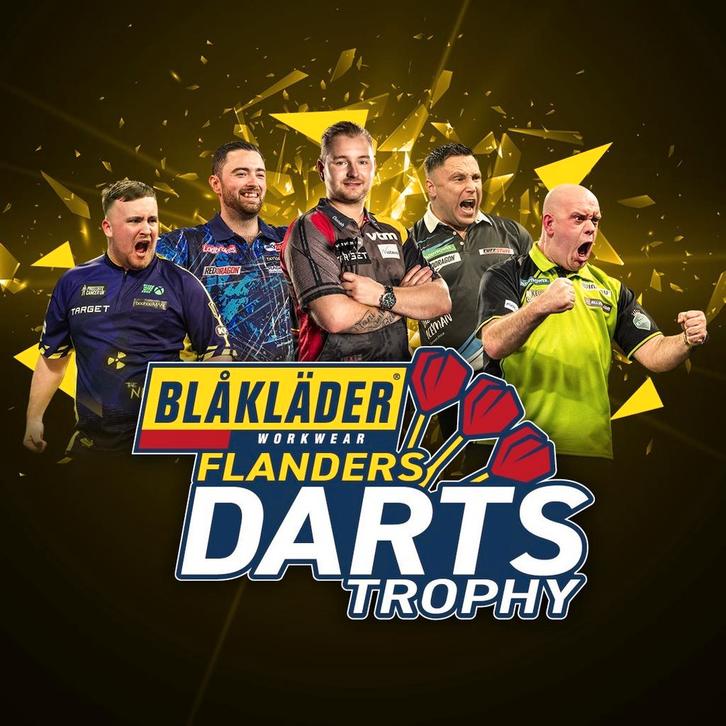 4 x Flanders Darts Trophy 2025 - Zat 30 Augustus - namiddag, Tickets en Kaartjes, Evenementen en Festivals, Drie personen of meer