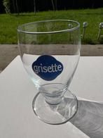 Grisette - blauw/witte logo, Ophalen of Verzenden, Zo goed als nieuw, Glas of Glazen, Overige merken