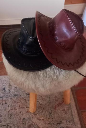 Cowboy hoeden leder nieuw beschikbaar voor biedingen