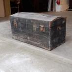 Antieke vintage antieke houten kist, Huis en Inrichting, Ophalen of Verzenden, Zo goed als nieuw