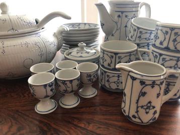 Servies Delfts Blauw, Service complet, Poterie, Comme neuf, Enlèvement
