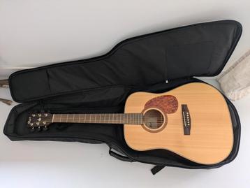 Prachtige akoestische gitaar met draagzak en toebehoren beschikbaar voor biedingen