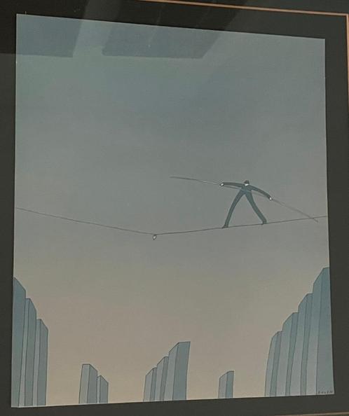 Jean-Michel FOLON De koorddanser Gesigneerd werk, Antiek en Kunst, Kunst | Litho's en Zeefdrukken, Ophalen of Verzenden