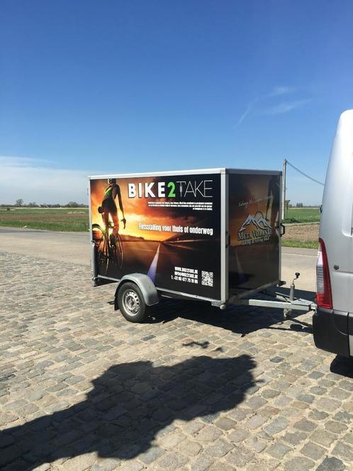 Aanhangwagen voor fietsvervoer te huur, Fietsen en Brommers, Fietsen | Racefietsen, Ophalen