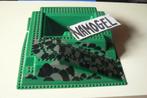(35) LEGO PLAQUETTE MET RELIËF VOOR DE DEFINITIEVE LIQUIDATI, Ophalen, Gebruikt, Losse stenen, Lego