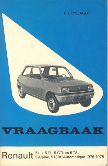 Vraagbaak Renault 5 beschikbaar voor biedingen