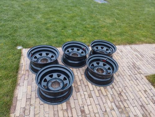 Vijf 4x4-ganzenvelgen met epoxybehandeling, Auto diversen, Autosport-onderdelen, Zo goed als nieuw, Ophalen