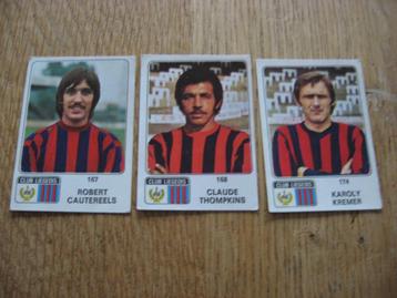 Club Liegeois Panini Football 1973-74 Stickers Nrs 167 168 1