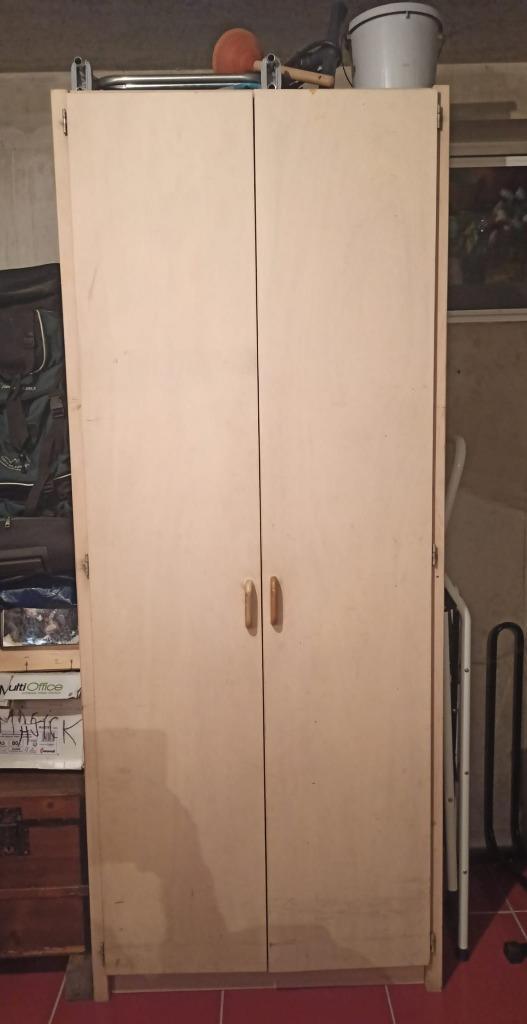 Kleerkast, Huis en Inrichting, Kasten | Kleerkasten, Gebruikt, 200 cm of meer, 50 tot 100 cm, 50 tot 75 cm, Met lade(s), Met deur(en)