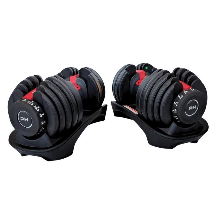 PH Fitness Verstelbare Dumbbells Set 24KG - NIEUW - 2 STUKS, Sport en Fitness, Fitnessmaterialen, Nieuw, Dumbbell, Armen, Benen