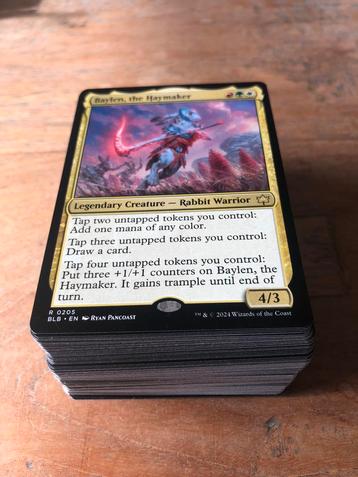 Mtg commander deck baylen bloomburrow beschikbaar voor biedingen