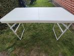 Opklapbare bijzettafel voor binnen en buiten, Tuin en Terras, Ophalen, Zo goed als nieuw
