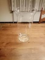 Groot glazen windlicht / vaas, Ophalen, Zo goed als nieuw, Glas, Minder dan 50 cm
