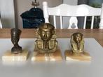 Egyptische beeldjes in brons en zamak, Antiek en Kunst, Ophalen of Verzenden