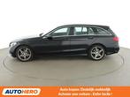 Mercedes-Benz C-Klasse 180 C 180 CGI T AMG Line (bj 2016), Auto's, Mercedes-Benz, Automaat, Achterwielaandrijving, Beige, Zwart