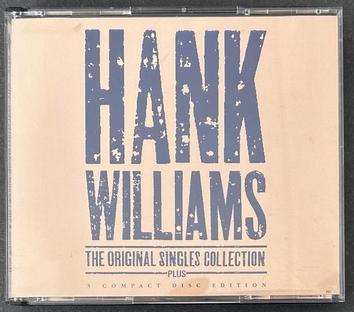 HANK WILLIAMS - The original singles collection ( 3CD ), Cd's en Dvd's, Cd's | Country en Western, Zo goed als nieuw, Boxset, Verzenden