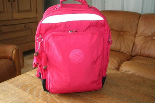 Kipling sac à dos Class Room, True pink + singe, comme neuf, Divers, Fournitures scolaires, Comme neuf, Enlèvement ou Envoi