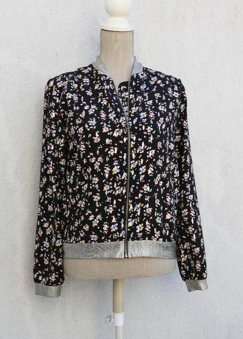 Prachtig S-bomberjack „Rue des Abbesses Paris”, Kleding | Dames, Jassen | Zomer, Nieuw, Maat 36 (S), Zwart, Ophalen of Verzenden