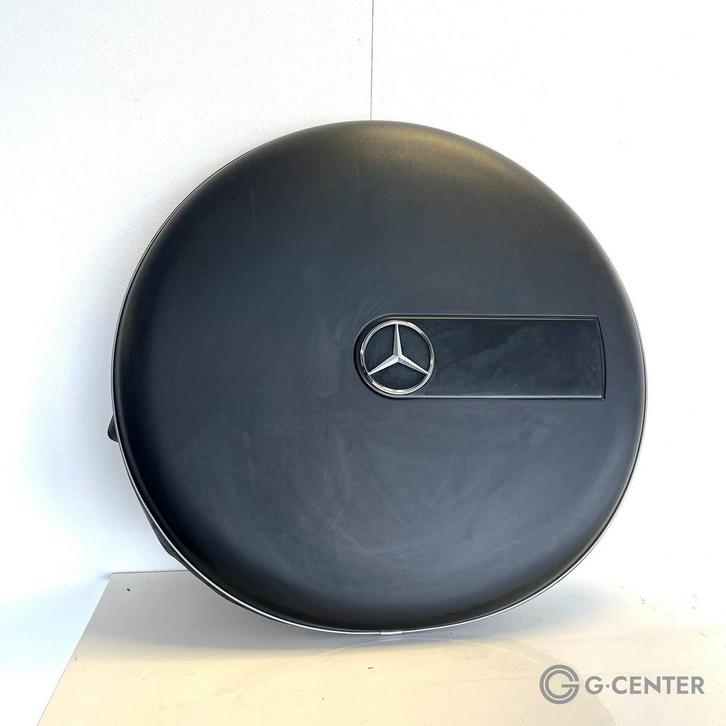Mercedes-Benz G-klasse Reservewiel hoes zwart leder A4638906, Auto-onderdelen, Carrosserie, Gebruikt, BOVAG lid, Ophalen of Verzenden