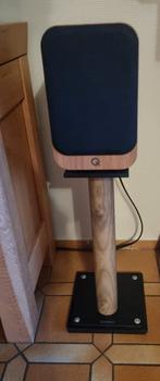 Enceintes bibliothèque Q Acoustics 3030c neuves, Audio, Tv en Foto, Luidsprekerboxen, Zo goed als nieuw, 60 tot 120 watt, Front, Rear of Stereo speakers