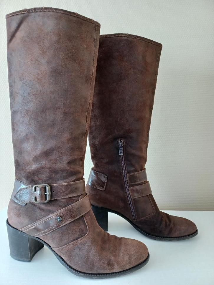 Nero Giardini laarzen  - mt 41, Kleding | Dames, Schoenen, Gedragen, Hoge laarzen, Bruin, Ophalen of Verzenden