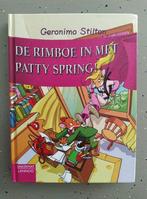 Boek - Geronimo Stilton - De Rimboe in met Patty Spring, Boeken, Gelezen, Geronimo Stilton, Ophalen of Verzenden, Fictie algemeen