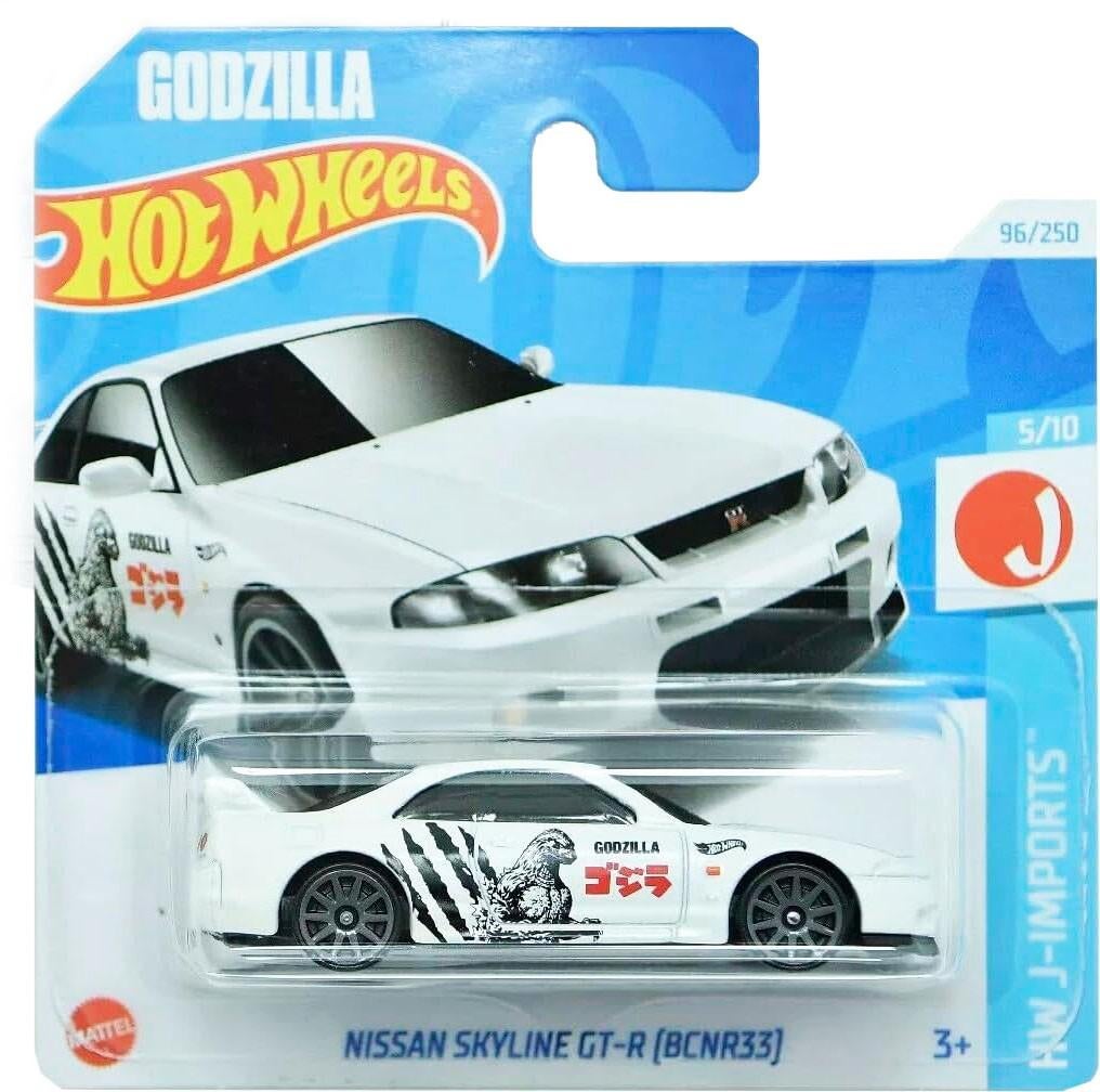 Hot Wheels - HW J-Imports - Nissan Skyline GTR (BCNR33) 1:64, Hobby en Vrije tijd, Modelauto's | Overige schalen, Nieuw, Auto