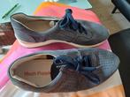 Hush Puppies stevige lederen wandelschoen Mt40, Ophalen of Verzenden, Zo goed als nieuw, Blauw