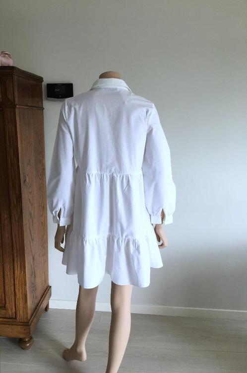 Zara Prachtig kleed, maat S, 100% katoen!, Kleding | Dames, Jurken, Zo goed als nieuw, Maat 36 (S), Wit, Boven de knie, Verzenden