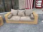 Zetels riet lounge, Tuin en Terras, Ophalen, Overige materialen, Gebruikt, 6 zitplaatsen