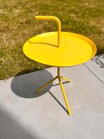 Table d'appoint Hay DLM - acier jaune, Comme neuf, Moins de 45 cm, Métal ou Aluminium, Rond