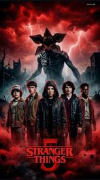 Metalen reclamebord Stranger Things 5 retro vintage mancave, Verzamelen, Ophalen of Verzenden, Nieuw, Reclamebord