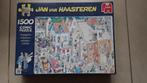 Puzzel Jan van haasteren De bouwplaats 1500 st, Ophalen of Verzenden, Zo goed als nieuw