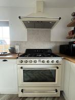 Smeg  gasvuur met damkap, Elektronische apparatuur, Fornuizen, Ophalen, Zo goed als nieuw