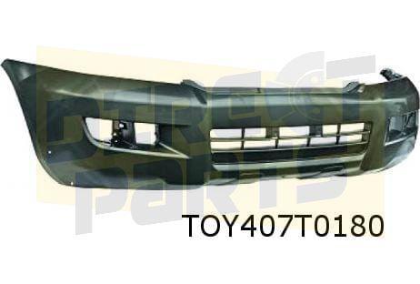 Toyota Land Cruiser 120 (12/02-1/10) voorbumper (zwart) (te, Auto-onderdelen, Carrosserie, Bumper, Toyota, Voor, Nieuw, Verzenden