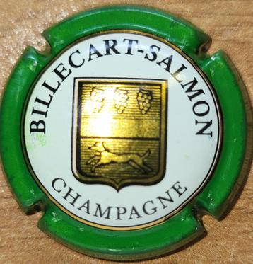 Capsule Champagne BILLECART-SALMON vert & or jaune nr 47