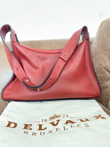 Delvaux Pensée Trotteur Rosso schoudertas beschikbaar voor biedingen