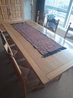 Eetkamer tafel met 6 stoelen, Antiek en Kunst, Ophalen