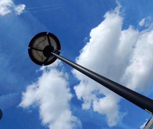 12 verlichtingspalen 5 m met armatuur, Doe-het-zelf en Bouw, Bouwverlichting, Zo goed als nieuw, Overige typen, Ophalen