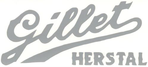 Gillet Herstal sticker #3, Motoren, Accessoires | Stickers, Verzenden